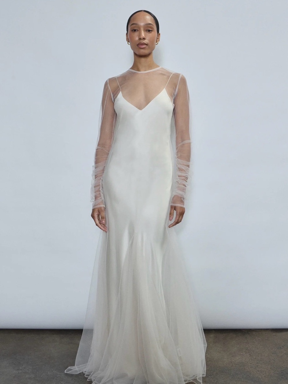 NWT! Kamperett Violette Tulle Sheath